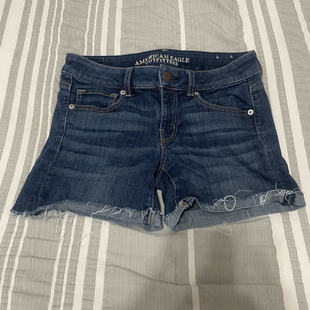 American Eagle Denim Shorts, Super Stretch, Size 4
